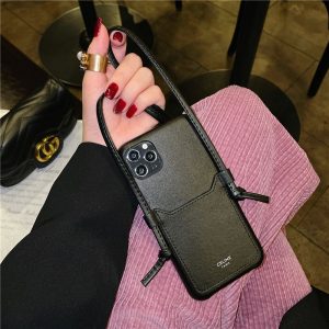 CELINE セリーヌ iPhoneケース カードケース - 名刺入れ/定期入れ