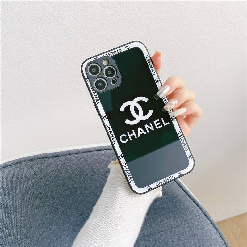 シャネル iphone15/15pro ガラスケース お 揃い chanel iphone14/13pro 