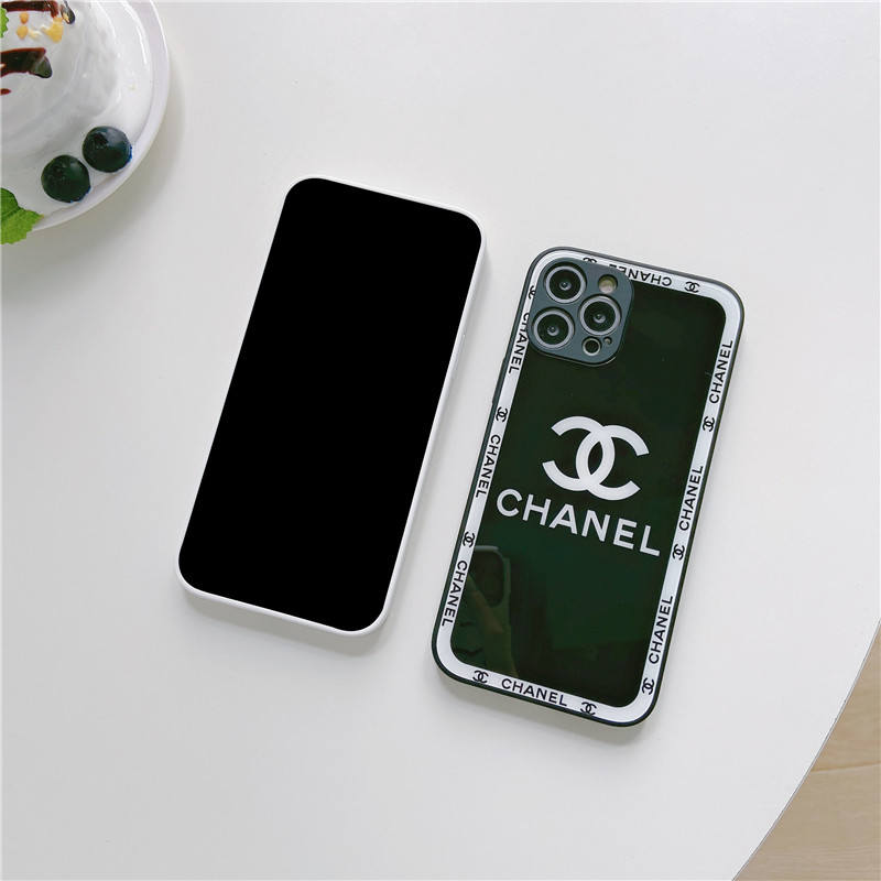 シャネル iphone15/15pro ガラスケース お 揃い chanel iphone14/13pro max/11ケース