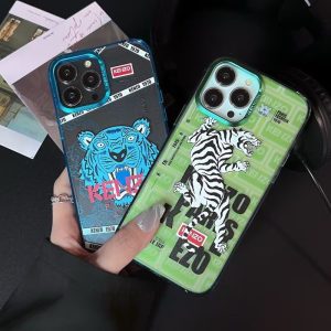 kenzo iphoneケース 15/15pro ケンゾー 虎 iphone14/13pro ケース カップル 高校生愛用