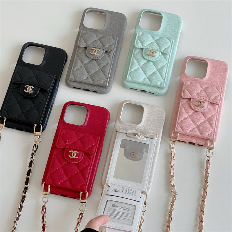 シャネル iphone ケース ショルダー chanel スマホケース iphone15 