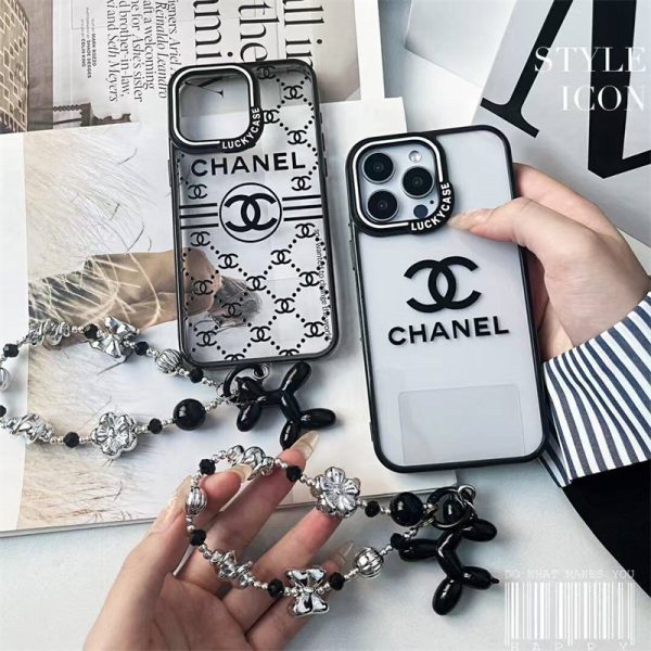 シャネル iphone ケース クリア chanel iphone16 ケース ストラップ 付き iphone16 プロ ケース ハイ ブランド iphone15/14ケース 透明 おしゃれ iphone13ケース クリア ブランド