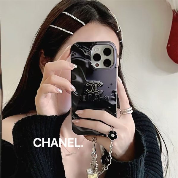 シャネル iphone ケース ストラップ 付き アイフォン 16/16プロ ケース ハイ ブランド chanel スマホケース 2025 スマホケース 可愛い ブランド iphone15/15pro ケース 人気 女子